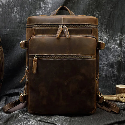 Vintage Leather Rucksack