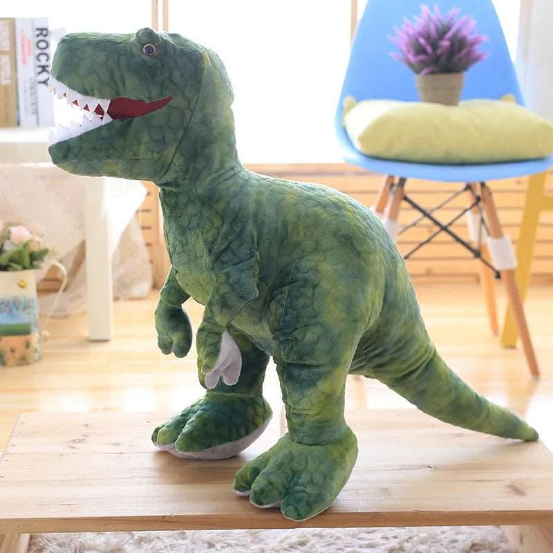 T-Rex & Stego Stuffed Animals