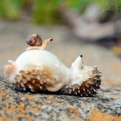 Hedgehog Garden Statues