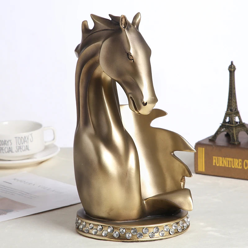 Horse Bust Wine Holder