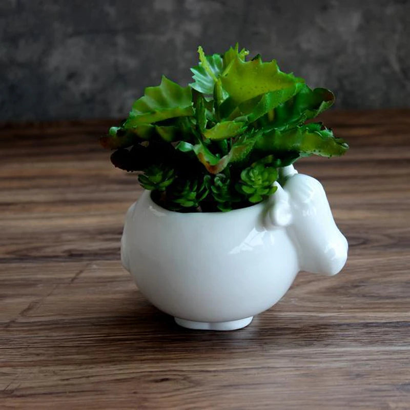 Ceramic Cow Planter