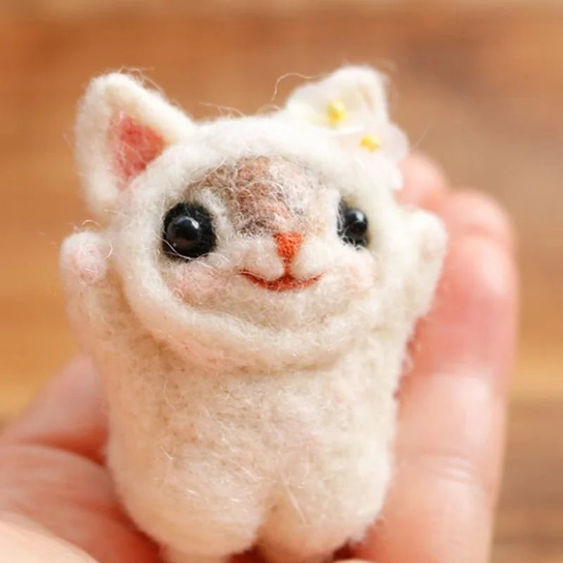 Wool Toy Rabbit or Squirrel