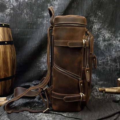 Vintage Leather Rucksack