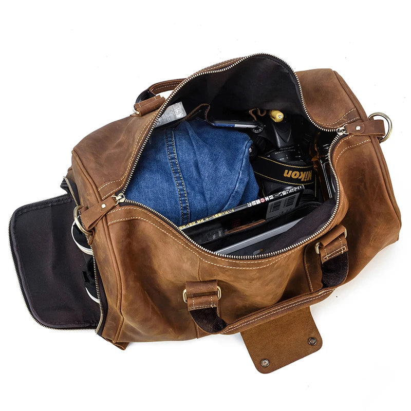 The Traveler Leather Duffel