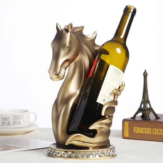 Horse Bust Wine Holder