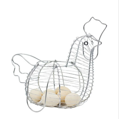 Hen-shaped Wire Egg Basket