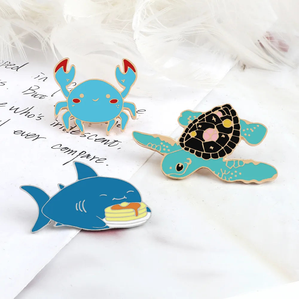 Ocean Critter Pins