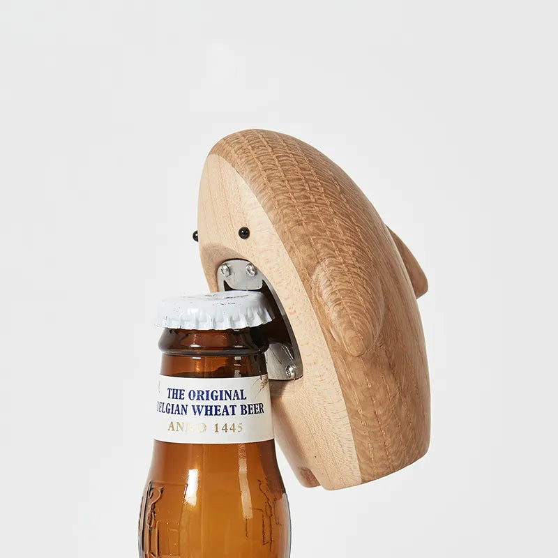 Wooden Shark Bottle Openers