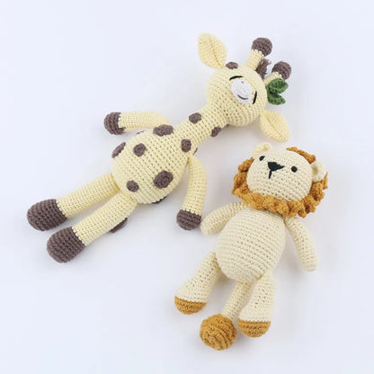 Crochet Lion and Giraffe