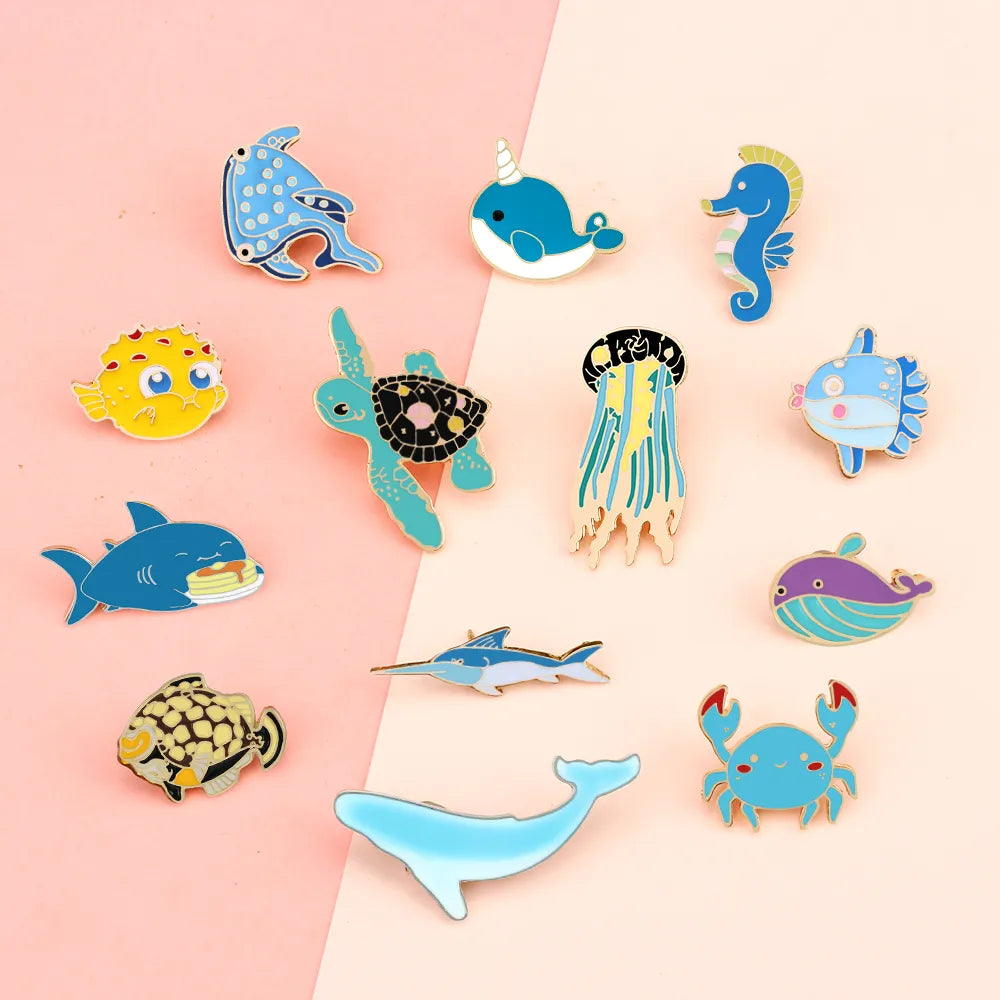 Ocean Critter Pins