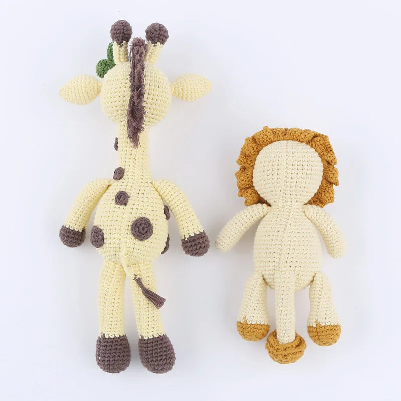 Crochet Lion and Giraffe