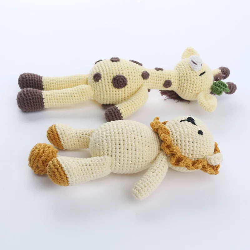 Crochet Lion and Giraffe