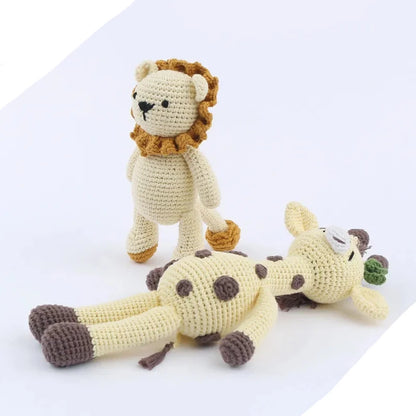 Crochet Lion and Giraffe