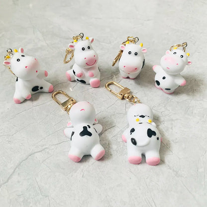 Cow Keychain