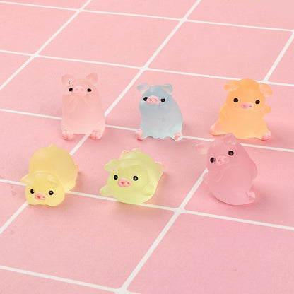 6 Piece Mini Pig Set